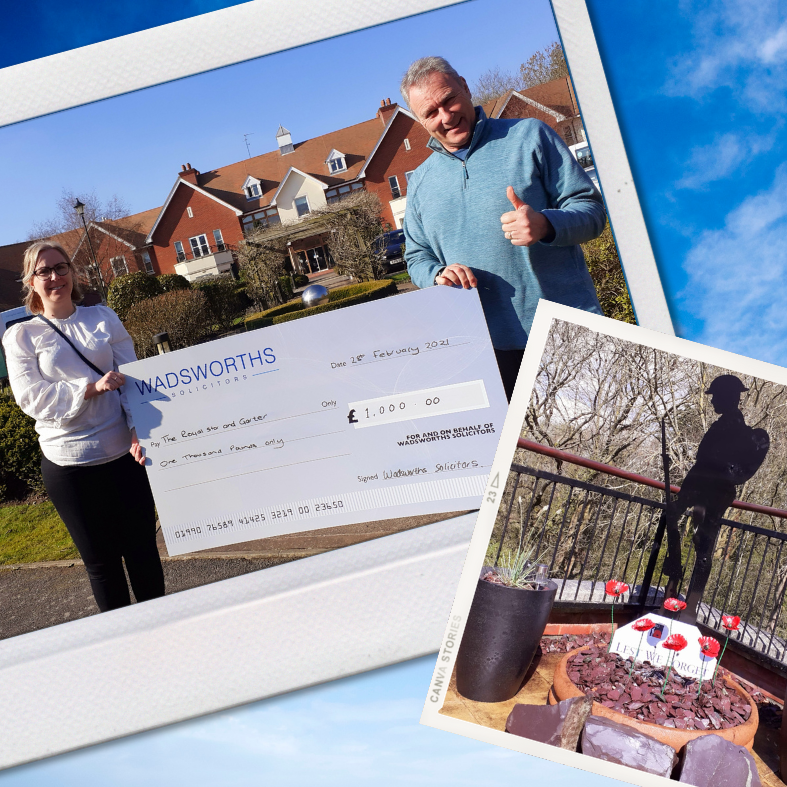 Charity Donation to Royal Star & Garter